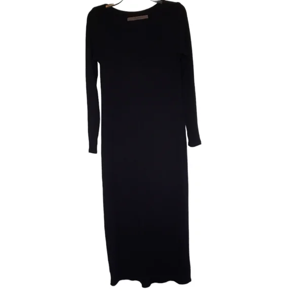 knee length dresses for ladies Silk Rib Maxi Dress main image 0